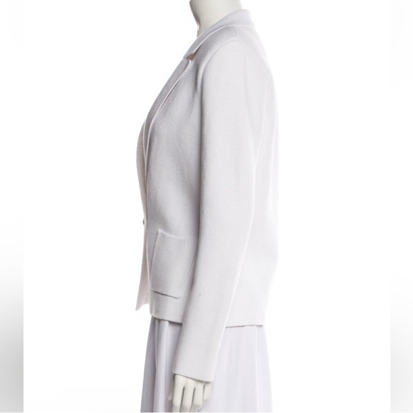 L'Agence Sofia White Knit Blazer NWOT - Picture 10 of 12